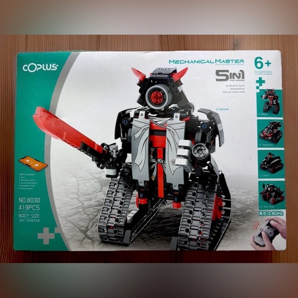 Coplus 5 in 1 STEM Robot Building Kit 8030 Bluetooth Mechanical Master NEW! - Picture 2 of 5
